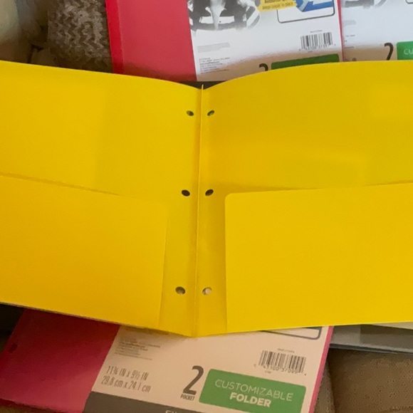 Mead Five Star Office Mead Customizable Folder Bundle Of Six 1 34 X